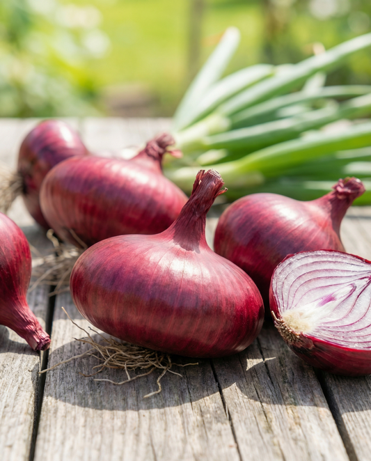 Cipolla Noordhollandse Bloedrode (Allium cepa) – semi di ortaggi annuali da SeedsChoice