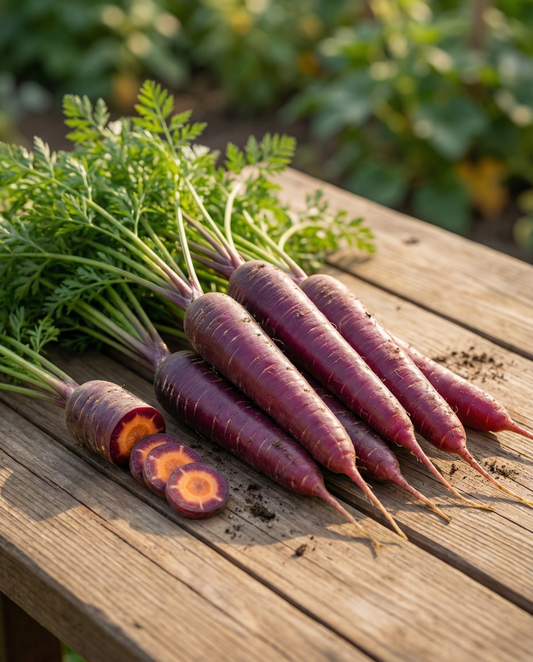 Summer Carrot Purple Sun F1 (Daucus carota) – annual vegetable seeds from SeedsChoice