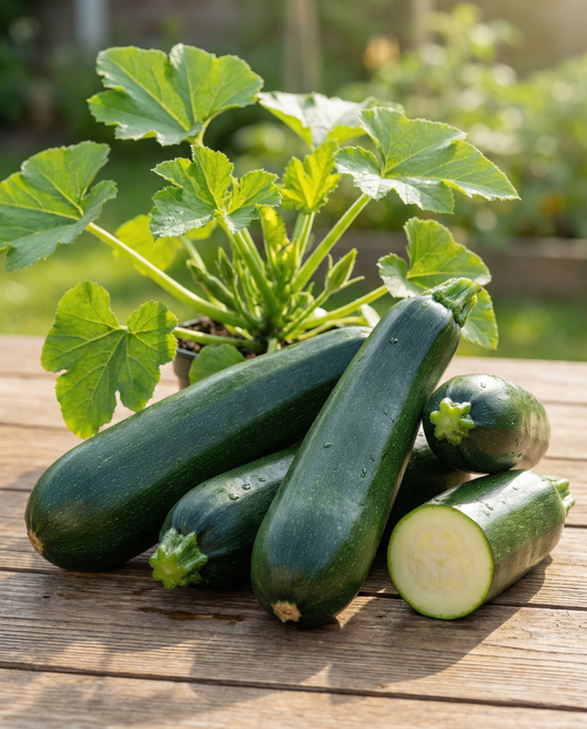 Zucchina estiva Black Beauty (Cucurbita pepo) – semi di verdura annuale da SeedsChoice