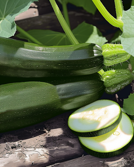 Semi di zucchino rampicante annuale Black Forest F1 Cucurbita pepo