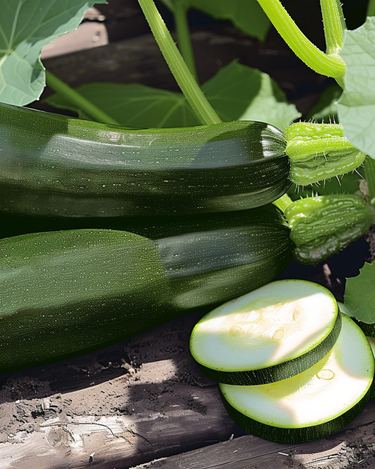 Black Forest F1 Courgette Climbing seeds (Cucurbita pepo) – annual climber