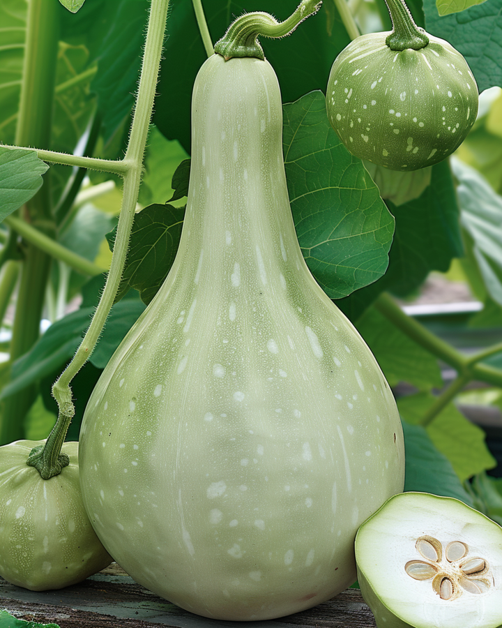 Semi di zucca bottiglia rampicante (Lagenaria siceraria) – rampicante annuale