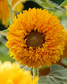 Semi di girasole Sungold Double Helianthus Annuus annuale nano