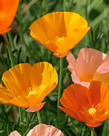 Semi di papavero misto a fiore singolo (Eschscholzia californica) – fiore annuale
