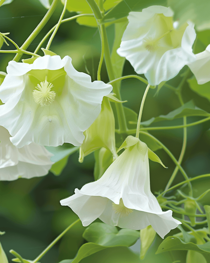 Semi di Cobaea scandens bianca (campanelle della cattedrale) – rampicante annuale