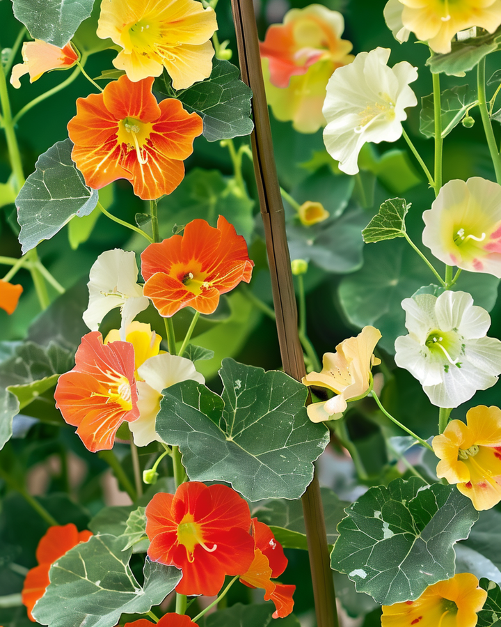 Semi di nasturzio rampicante Jewel Of Africa (Tropaeolum majus) – annuale rampicante