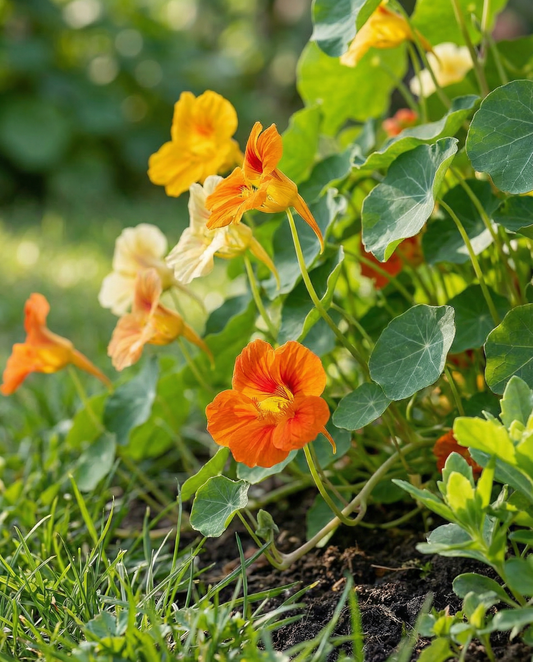Nasturzio rampicante Jewel Of Africa (Tropaeolum majus) – semi annuali rampicanti da SeedsChoice