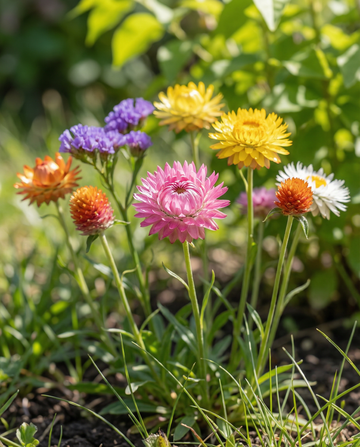 Everlasting Mix For Dried Bouquets Colourful – semi di fiori annuali da SeedsChoice