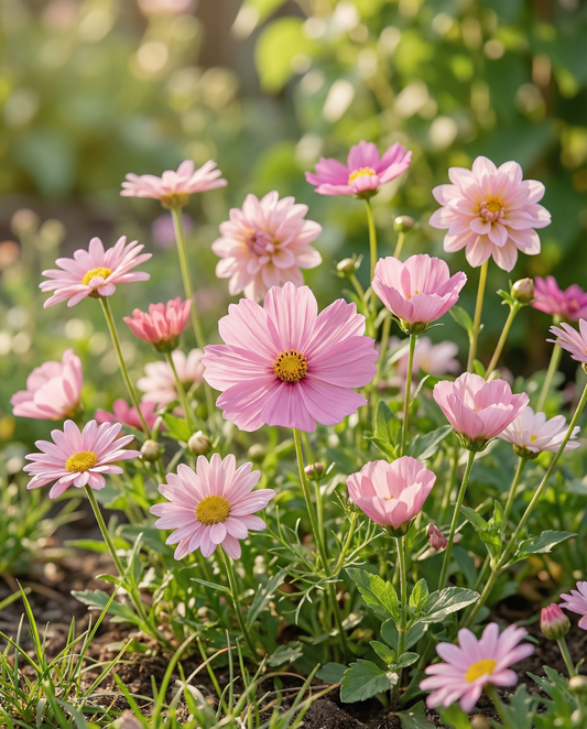 Summerflowers Pretty Pink Mix – semi di fiori annuali da SeedsChoice