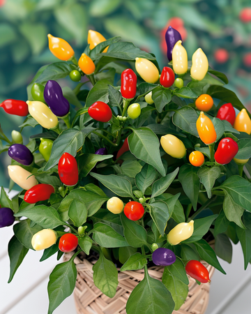 Semi di peperone ornamentale nano misto (Capsicum annuum) – ortaggio