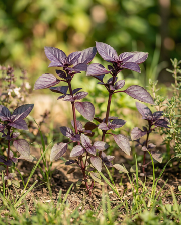 Semi di basilico Dark Opal a foglia viola (Ocimum basilicum) – semi di erba annuale da SeedsChoice