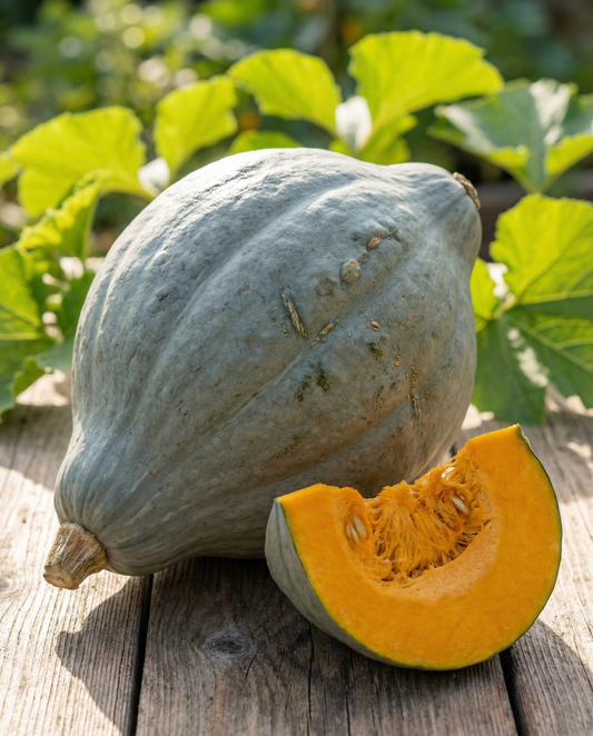 Zucca Hubbard Blue (Cucurbita maxima) – semi di ortaggi annuali da SeedsChoice