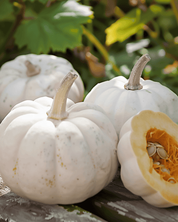 Semi di zucca Baby Boo (Cucurbita pepo) – ortaggio annuale ornamentale