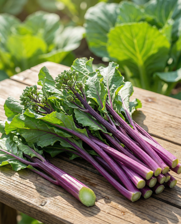 Hon Tsai Tai Purple Stems (Brassica rapa) – annual seeds from SeedsChoice