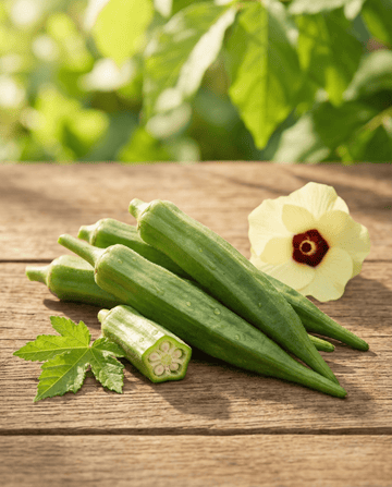 Okra Clemson Spineless Heirloom (Abelmoschus esculentus) – semi di verdura annuale da SeedsChoice