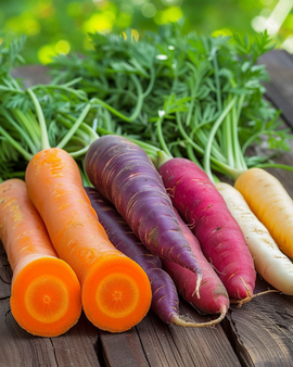 Nastro di semina carota Daucus carota annuale Rainbow Mix