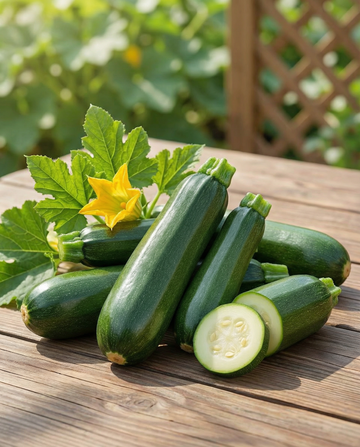 Zucchina mini Patio Star F1 (Cucurbita pepo) – semi di ortaggi annuali da SeedsChoice