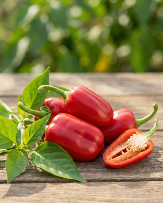 Peperone snack rosso mini (Capsicum annuum) – semi di ortaggi annuali da SeedsChoice