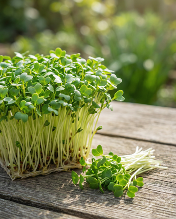 Crescione da germoglio (Lepidium sativum) – semi biologici annuali da germoglio da SeedsChoice