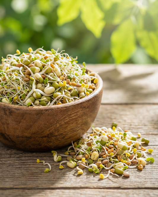 Mix per insalata germogli (Lactuca sativa) – semi biologici annuali per germinazione da SeedsChoice