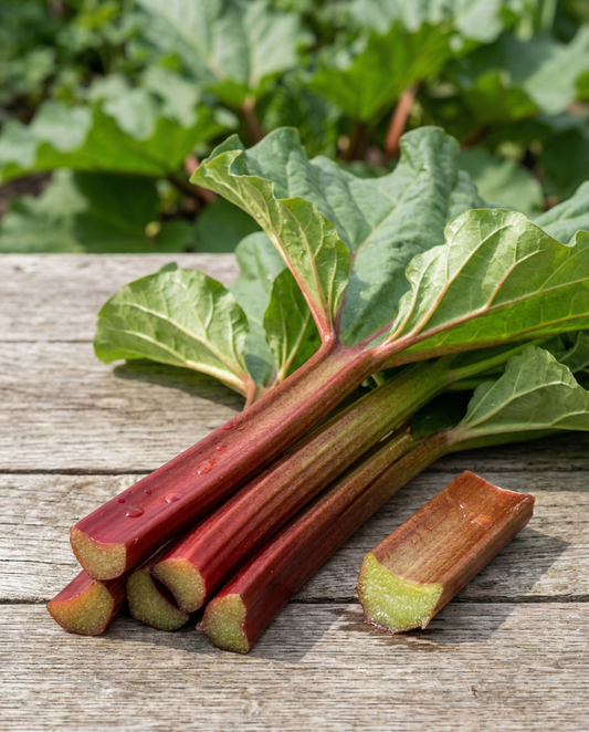 Rabarbaro (Rheum rhabarbarum) – semi di verdura perenne da SeedsChoice