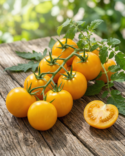 Pomodoro giallo Golden Boy F1 Hybrid (Solanum lycopersicum) – semi di ortaggi da SeedsChoice