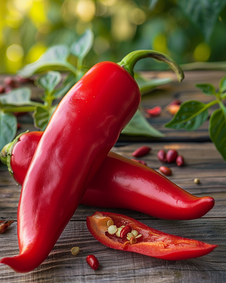 Semi di peperone Corno Rosso (Capsicum annuum) – verdura annuale