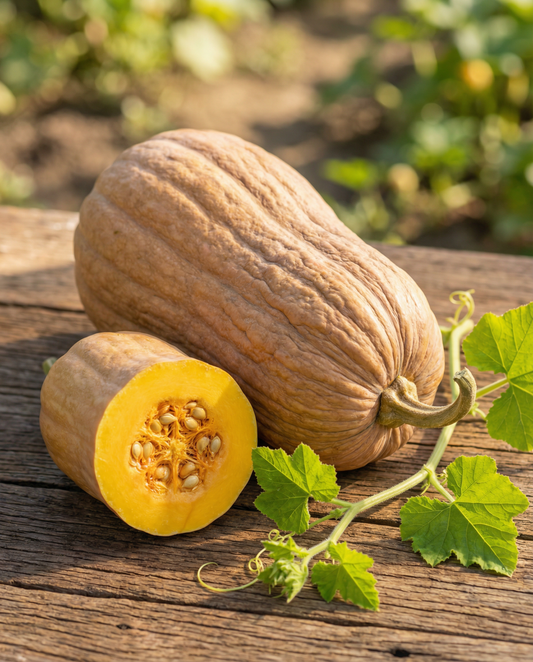 Zucca Butternut Rugosa (Cucurbita moschata) – semi da orto di SeedsChoice