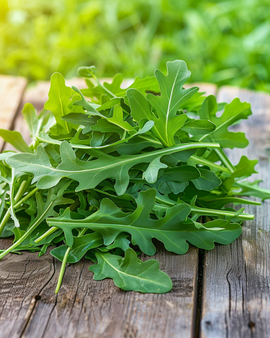 Semi di rucola Eruca Sativa verdura annuale coltivata