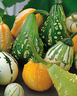 Semi di zucca ornamentale Cucurbita pepo miscuglio annuale Autumn Decor