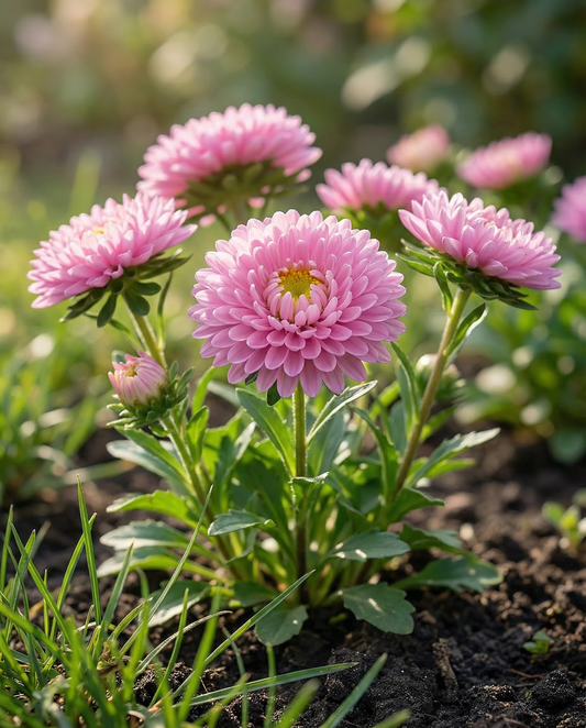 Astro estivo Bambina Rose (Callistephus chinensis) – semi annuali da SeedsChoice