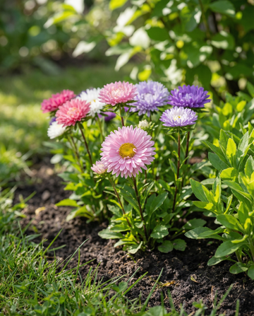 Aster Dwarf Waldersee (Callistephus chinensis) – semi annuali di SeedsChoice