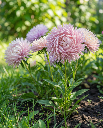 Aster Ostrich Feather Mixed (Callistephus chinensis) – semi mix annuale da SeedsChoice