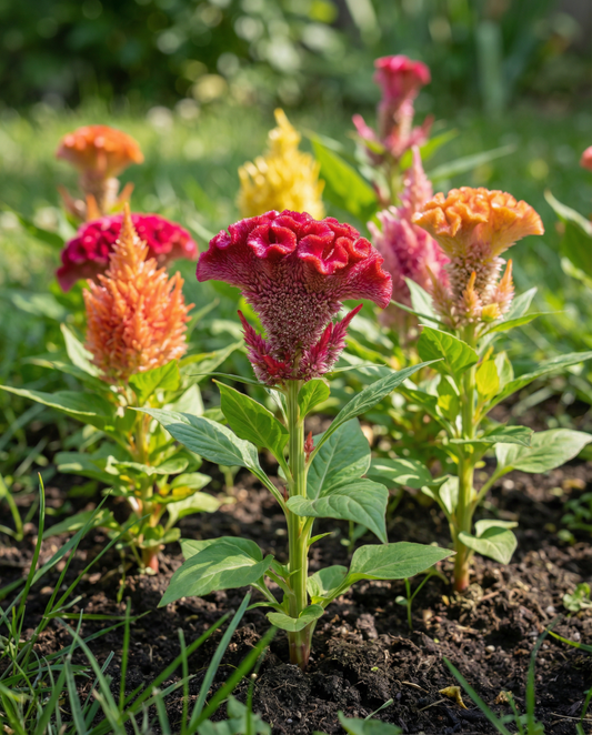 Semi di cresta di gallo (Celosia argentea) – mix annuale da SeedsChoice
