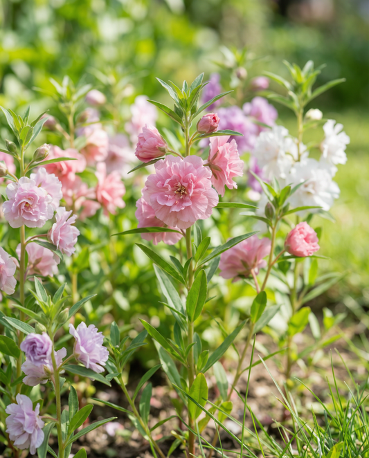 Double Flowered Mixed (Clarkia unguiculata) – semi di fiori annuali da SeedsChoice