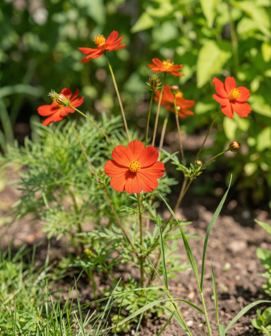 Sunset (Cosmos sulphureus) – semi di fiori annuali da SeedsChoice