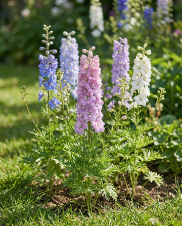 Speronella Hyacinth Flowered Mixed (Delphinium ajacis) – semi di fiori annuali da SeedsChoice