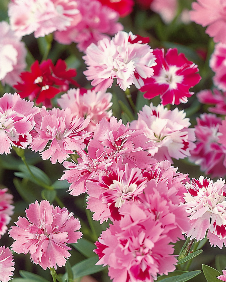Semi di garofano dei poeti Wee Willie Mixed (Dianthus barbatus) – mix annuale