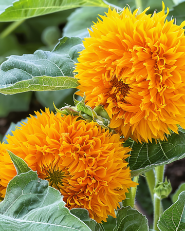 Semi di girasole Sungold Dwarf Double Flowered (Helianthus annuus) – fiore annuale