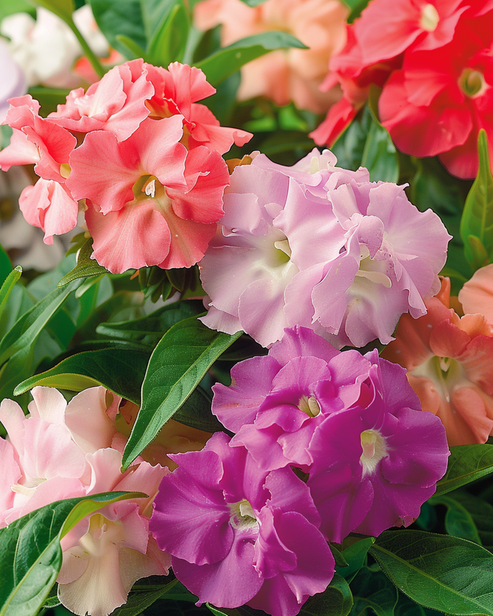 Semi di balsamina Double Mix (Impatiens balsamina) – fiore annuale