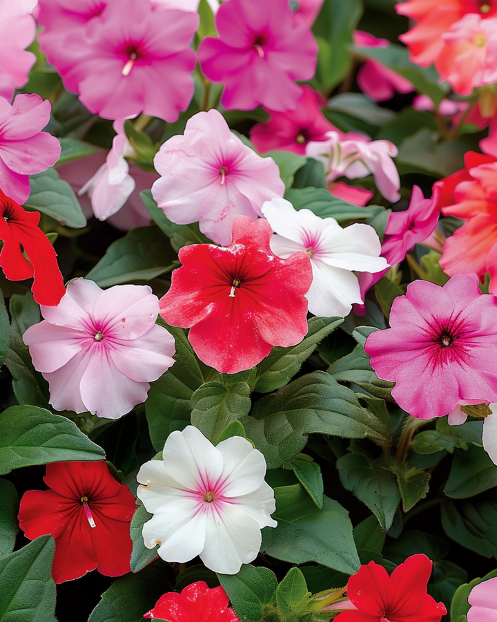 Semi di Impatiens Safari F2 Mixed (Impatiens walleriana) – miscuglio annuale