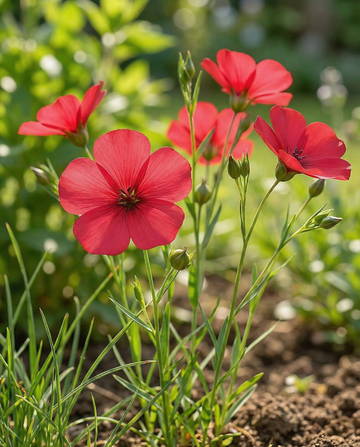 Lino scarlatto (Linum grandiflorum) – semi annuali da SeedsChoice