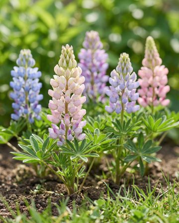 Lupino Pixie Delight (Lupinus nanus) – semi di fiori annuali di SeedsChoice