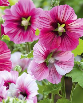 Malope Seeds Malope Trifida Annual Mixed Grandiflora Funnel Mallow