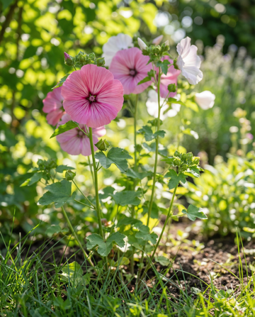 Mixed Grandiflora Funnel Mallow (Malope trifida) – semi di miscuglio annuale da SeedsChoice