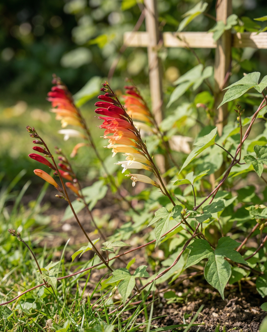 Bandiera spagnola rampicante (Ipomoea lobata) – semi di rampicante annuale da SeedsChoice