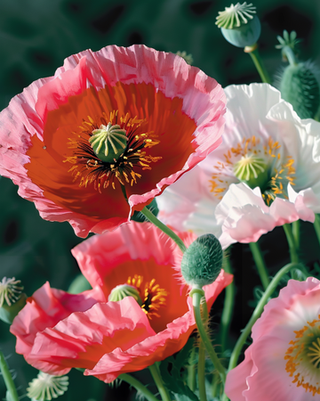 Papavero Mixed Mix (Papaver rhoeas) – semi di fiore annuale di SeedsChoice