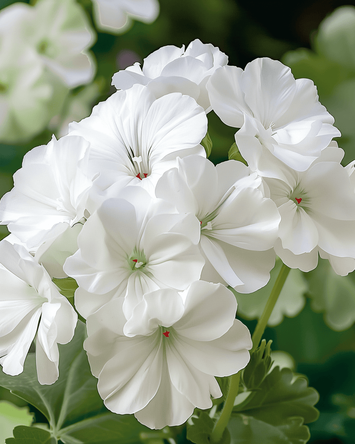 Semi di geranio Apollo F1 White (Pelargonium zonale) – annuale