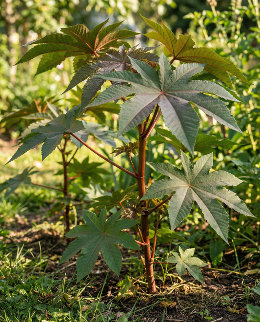 Wonderboom 250 Cm (Ricinus communis) – annual flower seeds from SeedsChoice