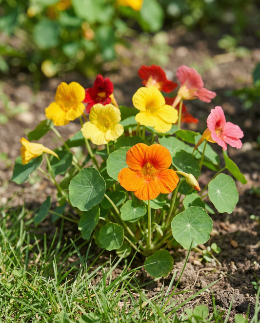 Nasturzio Tom Thumb (Tropaeolum majus) – semi di fiore annuale da SeedsChoice
